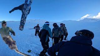 Whistler Shred with pro skiers on Peak chair - Weazy Weekly