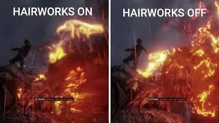 Metro Exodus Hairworks On vs Off Comparison