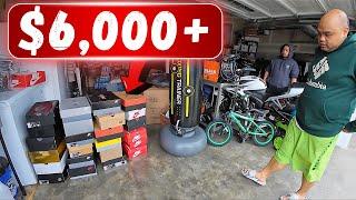 HE SOLD ALL HIS SNEAKERS IN HIS GARAGE!