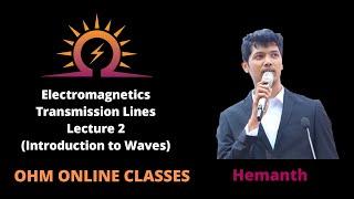 Lecture 2 | Transmission Lines | Electromagnetics | OHM ONLINE | GATE 2021 | EC