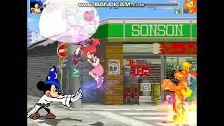 Mugen Mickey and Kasumin vs Potpourri and Goofy