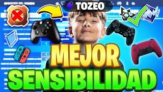 LA SENSIBILIDAD DE TOZEO CONVERTIDA A MANDO  Fortnite CAPITULO 6 PS5/PS4/Xbox/PC Guia+Tips