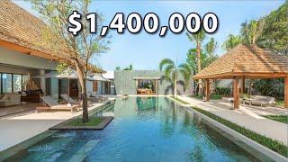 Touring a LUXURIOUS $1.4M Thai-Balinese POOL VILLA  in Thalang ,Phuket