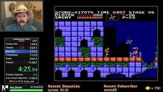 Castlevania NES speedrun in 11:38 by Arcus