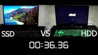 SSD Vs HDD | Boot Time Comparison for ASUS TUF GAMING FX505DD