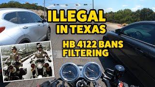 Texas Lege Limits Motorcyclists Freedom by Passing Filtering and Splitting Law - TX HB4122