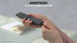 How to use SolarCell Remote with Neo QLED  Samsung