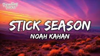 Noah Kahan - Stick Season (Lyrics) "i saw your mom, she forgot that I existed"