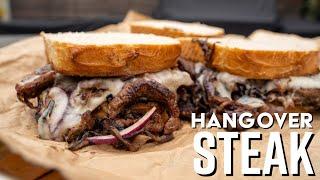 Hangover Steak Sandwich vom Grill -- tobiasgrillt