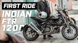 Indian FTR 1200 First Ride Review | Our first thoughts to the bike after 100-miles | Visordown.com