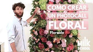 Cómo crear photocall floral