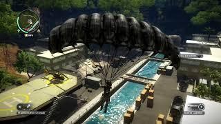 Just Cause 2. Awan Cendawan Power Plant. 100% Completion. Settlement. PS3