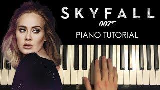 HOW TO PLAY - Adele - Skyfall (Piano Tutorial Lesson)
