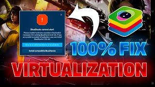 Bluestacks cannot start 1000% fix ️️ Enable Virtualization on Windows 10