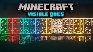 GLOWING ORES Texture Pack For Minecraft PE 1.21 | Glowing Ores For MCPE