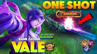 VALE ONE-SHOT BUILD ~ VALE BEST BUILD & GAMEPLAY 2021 ~ VALE MOBILE LEGENDS