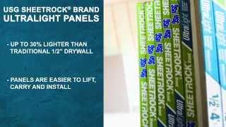 The Benefits of USG Sheetrock® Brand UltraLight Panels