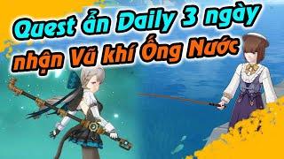 GI 4.0 | Quest ẩn Câu cá daily 3 ngày và cách nhận vũ khí Ống nước Fontaine