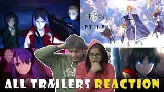 ALL Fate/Grand Order TRAILERS REACTION (TVCM, PVs) | My Mind Is COMPLETELY BLOWN!!! | (PVs: 1-24)