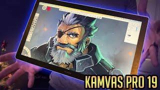 The HUION KAMVAS PRO 19 is...  VERY IMPRESSIVE!