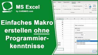 Excel - Schriftart in Marlett kinderleicht mit Makro ändern & Sonderzeichen einfügen - carinko.com