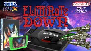 Eliminate Down for the Sega Mega Drive - Mini Review & Retro-bit Reissue News!