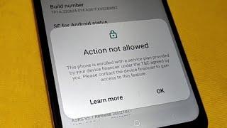 How to fix Action Not Allowed error on android phones