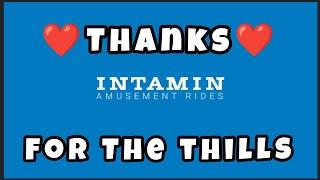 Thanks for the thrills Intamin Amusement Rides @intaminofficial #rollercoaster #amusementrides