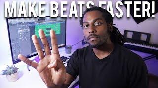 4 Tips to INSTANTLY Make Beats FAST and Improve Workflow *10 Beats a Day Method*