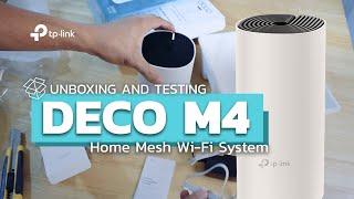 TP-Link Deco M4 Unboxing, Setting up & Testing - PLDT Home Fibr Plan Upgrade