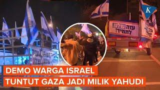 Warga Israel Demo, Tuntut Gaza Jadi Milik Orang Yahudi