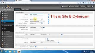 How to Create an IPsec site to site VPN configuration using RSA Key in Cyberoam