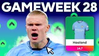 MY FPL GW28 TRANSFER PLANS | FPL TEAM ️