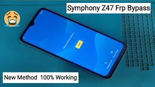 Symphony Z47 Frp Bypass  | Symphony Z47 Google Account Bypass