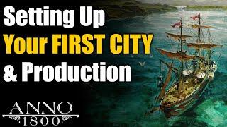 Anno 1800 Ultimate Guide: Setting Up Your FIRST CITY & Production