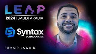 Advancing AI and Tech: Sumair Jawaid's Keynote at Leap 2024 in Saudi Arabia