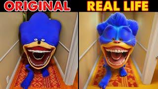 GIAN SHIN SONIC Break into the House | Sonic The Hedgehog 3 Animation | Original vs Plush Toys