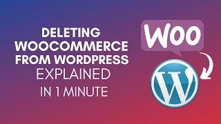 How To Delete WooCommerce From WordPress? (2024)