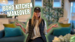 BOHO KITCHEN MAKEOVER | FULL KITCHEN REMODEL