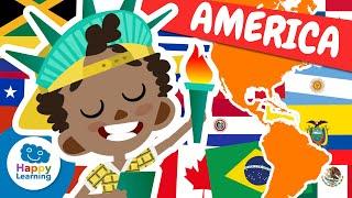 CURIOSIDADES DE AMÉRICA | Historia para Niños | Happy Learning 