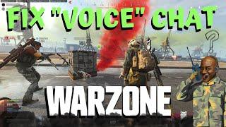 How to FIX WARZONE Voice Chat Not Working" | Game Chat Fixed (CoD: Modern Warfare Tips & Fixes)