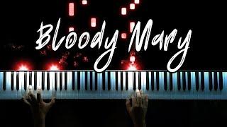 Lady Gaga - Bloody Mary (Piano Tutorial) - Cover