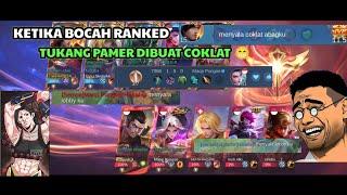 Bocah tukang pamer berakhir tragis  || gw coklatin lu hanatot  #mlbbindonesia #mobilelegend #mlbb