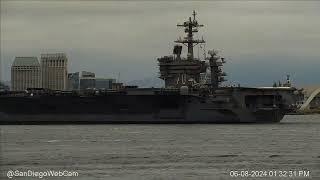 USS Carl Vinson (CVN-70) Inbound San Diego