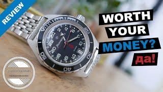 Vostok Komandirskie 650541 Watch Review | This Russian Field Watch is a Lot of Watch For Your Money