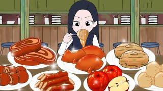 Ghibli | Spirited Away Mukbang | Animation ASMR