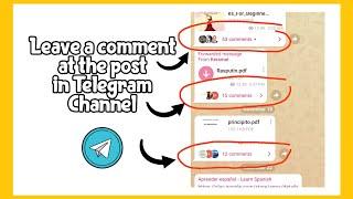 [eng] Cara Create "Leave a comment" di Post Telegram Channel