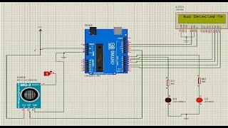 How to simulate the Gas sensor MQ-2 in proteus using arduino