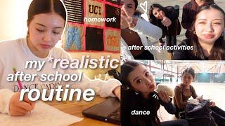 AFTER SCHOOL "REALISTIC" ROUTINE  || activities, homework, haul and more
