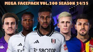 MEGA FACEPACK VOL.200 SEASON 24/25 - PES 2021 & FOOTBALL LIFE 2025